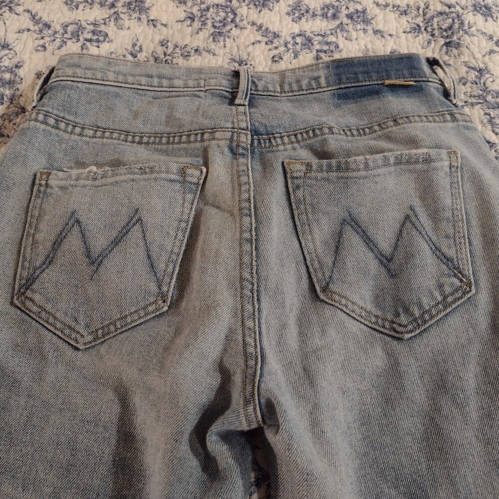 Mother Superior Frayed Ankle Jeans